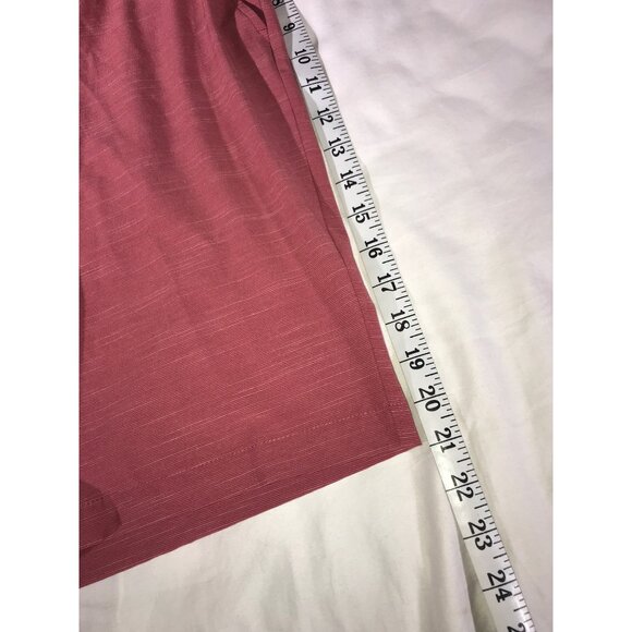 Travis Mathew Men's Watermelon Red Bermuda Golf Shorts - Picture 7 of 8